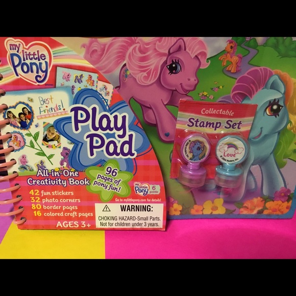 MY LITTLE PONY G3 VTG 2004 Activity Book & Stamps NEW - Picture 2 of 8